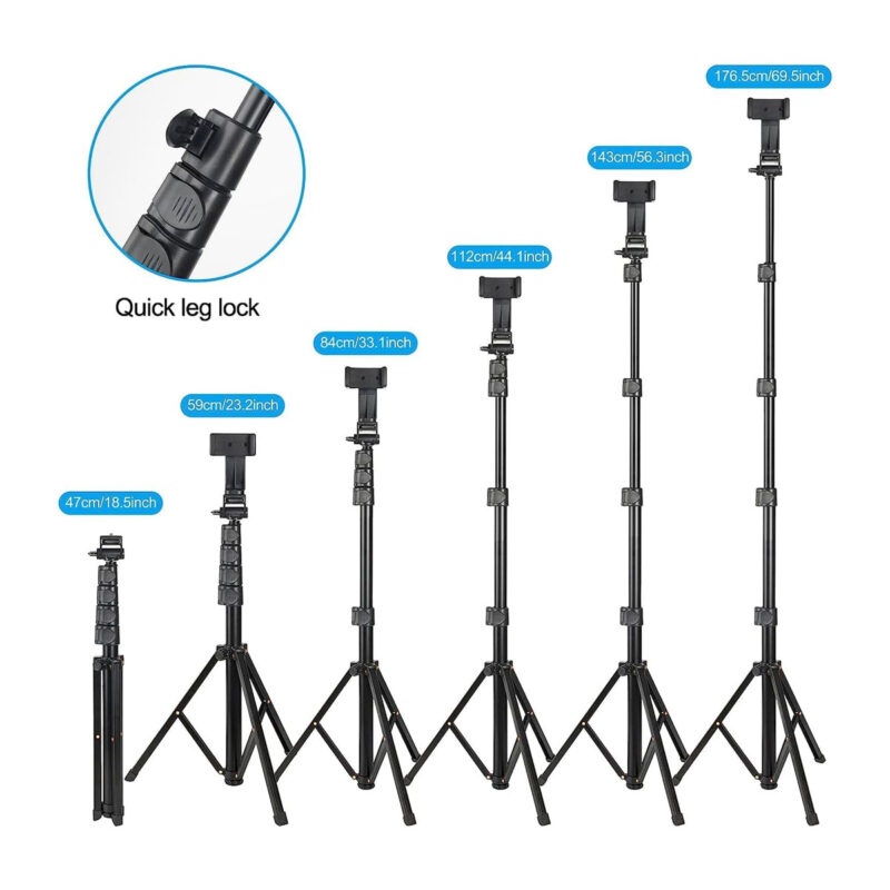 Extendable Phone Tripod with Remote