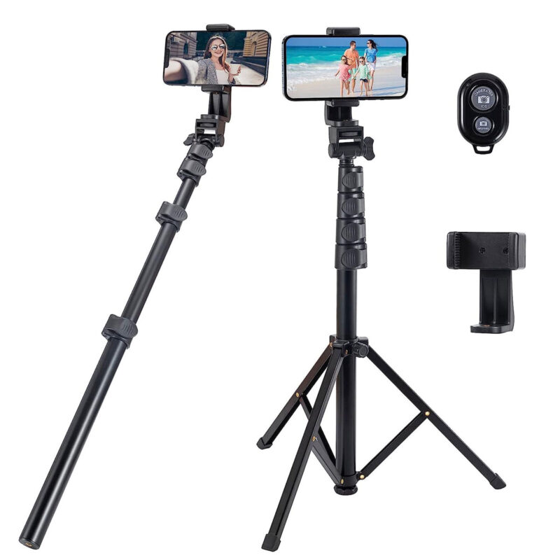 Extendable Phone Tripod with Remote