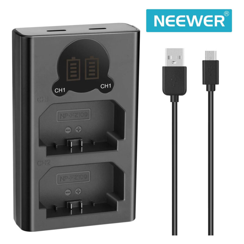 Neewer Dual USB Charger for Sony