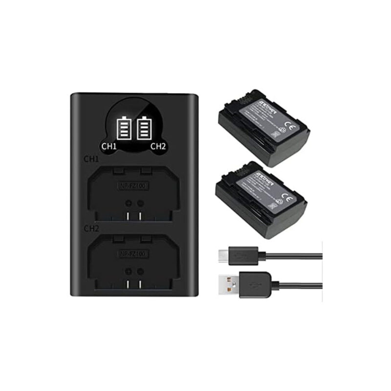 Neewer Dual USB Charger for Sony