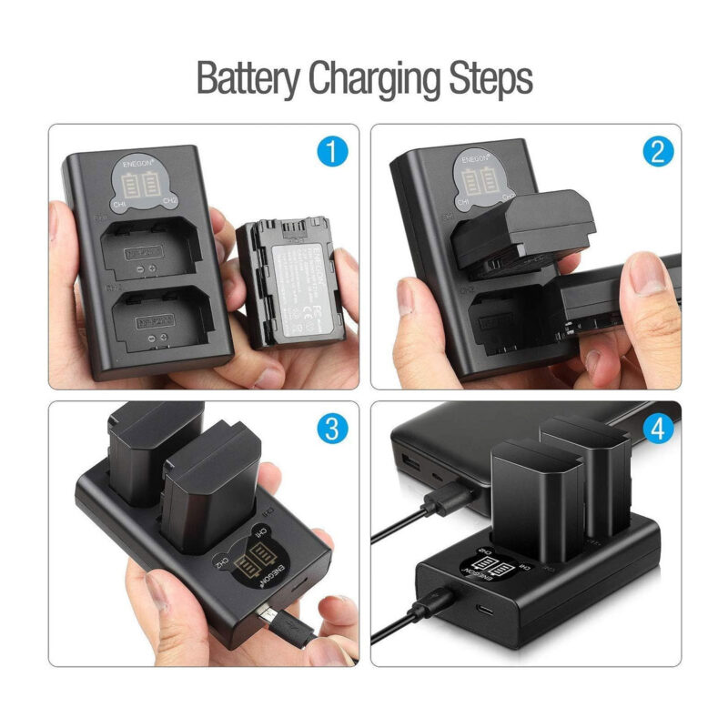 Replacement Battery and Rapid Dual USB Charger Set