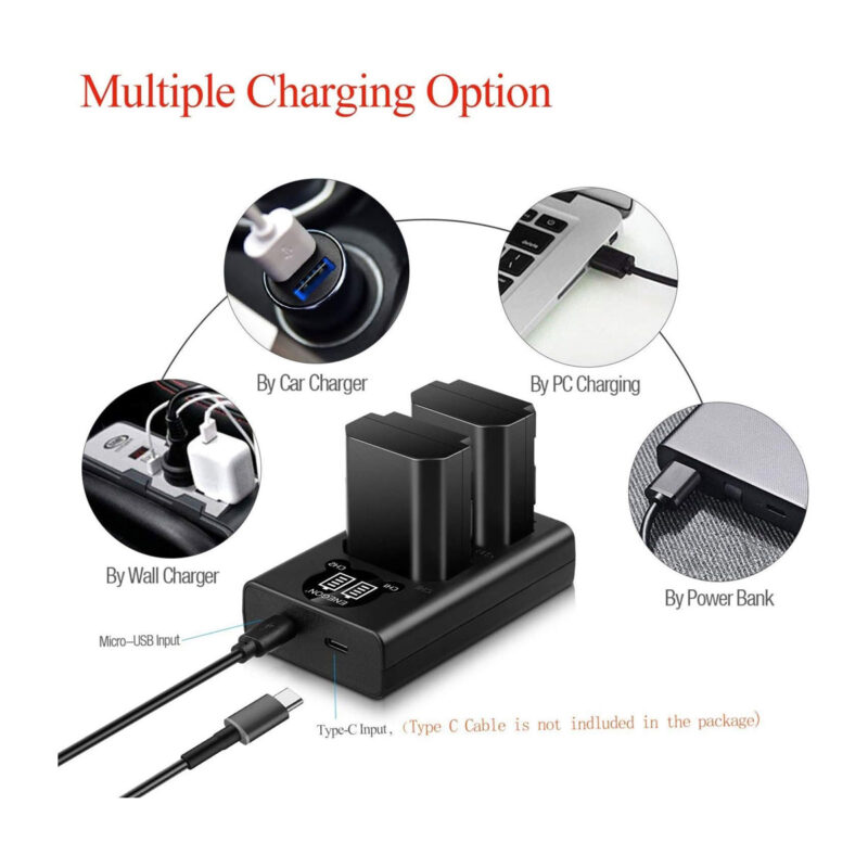 Replacement Battery and Rapid Dual USB Charger Set